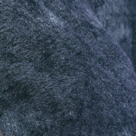 Halogen Women Black Mohair Fuzzy Cropped Soft Sweater Plus Size 100% Nylon - Picture 14 of 15